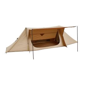 VEVOR Camping Hot Tent, Lightweight Bushcraft Tent with Stove Jack & 2 Tarp Poles, Waterproof Winter Hot Tents Shelters, Portable 4 Season Tents for 2
