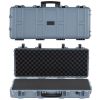 VEVOR Hard Rifle Case, Lockable Rifle Case with 4 Layers Pre-cut Foams, 36 in Gun Storage with Wheels, IP67 Waterproof & Dustproof Pistol Storage Case