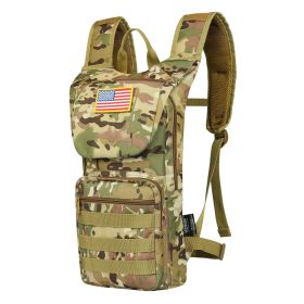 VEVOR Hydration Backpack, Water Backpack with 3L TPU Water Bladder, Tactical Molle Hiking Hydration Pack with Storage for Men Women, Hydro Water Daypa