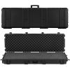 VEVOR Hard Rifle Case, Lockable Rifle Case with Detachable XPE Foam, 50 in Gun Storage with Wheels, IP67 Waterproof & Dustproof Pistol Storage Cases f