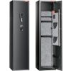 VEVOR 6 Rifles Gun Safe, Rifle Safe with Fingerprint & Digital Keypad Lock, Gun Storage Cabinet for Shotguns with Built-in Storage Locker, Removable S