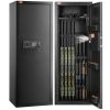 VEVOR 6-8 Rifles Gun Safe, Rifle Safe with Lock & Digital Keypad, Quick Access Tall Gun Storage Cabinet with Removable Shelf, Rifle Cabinet for Home R