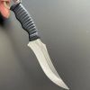 1pc Beautiful Arc-shaped Straight Knife, Made Of High-quality Steel. It Is Suitable For Various Scenarios Such As Outdoor Activities, Handicrafts, Cam