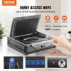 VEVOR Gun Safe for Pistols, Biometric Gun Safe with Three Quick Access Ways of Fingerprints, Passwords and Keys, Handgun Safe for 2 Pistols for Home,