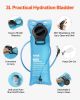 VEVOR Hydration Backpack, Water Backpack with 3L TPU Water Bladder, Tactical Molle Hiking Hydration Pack with Storage for Men Women, Hydro Water Daypa