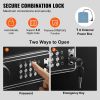 VEVOR 6-8 Rifles Gun Safe, Rifle Safe with Lock & Digital Keypad, Quick Access Tall Gun Storage Cabinet with Removable Shelf, Rifle Cabinet for Home R