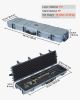 VEVOR Hard Rifle Case, Lockable Rifle Case with Pre-cut Foams, 50 in Movable Gun Storage with Wheels, IP67 Waterproof & Dustproof Pistol Storage for R