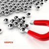 Xemussa 500pcs 6mm steel balls, iron balls, precision steel bearing balls, suitable for slingshots and bicycle bearings, durable outdoor leisure acces