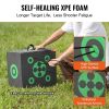 VEVOR Archery Target, 16"x18" All-side Shotting Archery Arrow Target, Outdoor Portable Archery Target with Carry Handle, Easy Arrow Removal, Great Vis