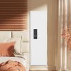 53" Fingerprint Touch Panel In-Wall Safe,Hidden Wall Gun Safe for Rifles with Adjustable Shelves,Assembled Storage Multifunctional Wall Safe for Firea